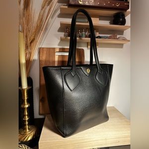 Anne Klein Black Leather Purse